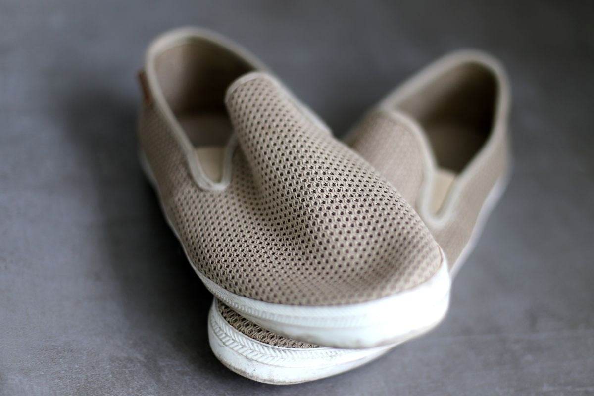 Slip-on generique beige en mesh