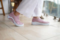 Slip-on generique rose en maille